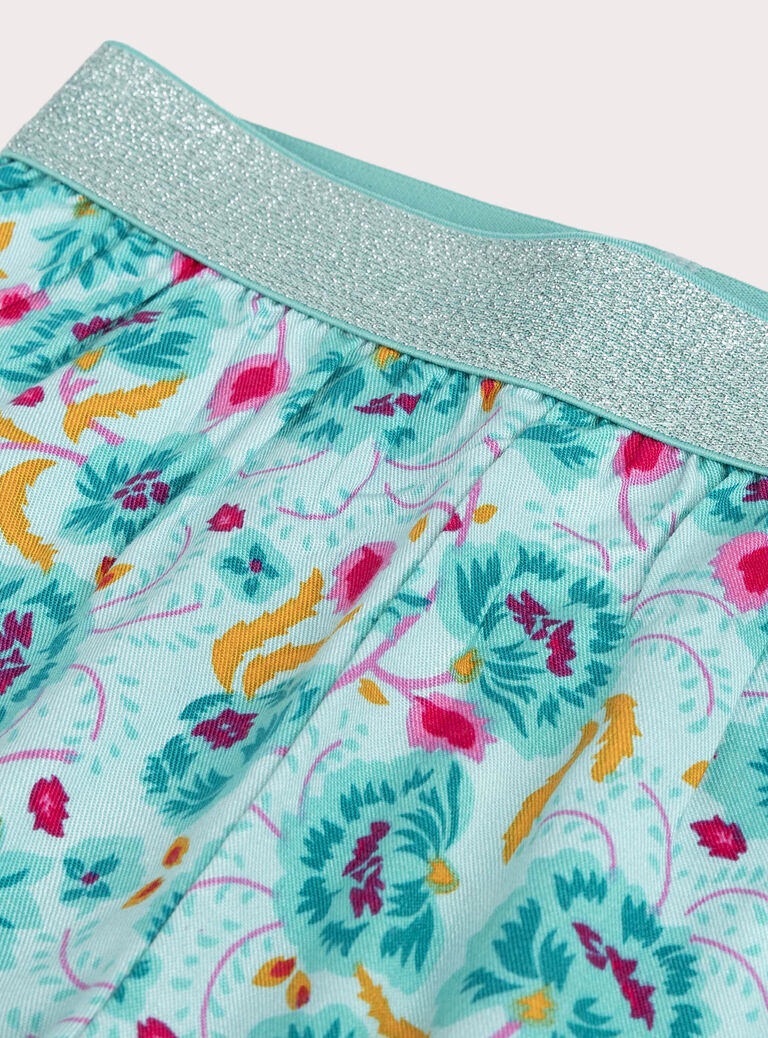 Tropical aniamtion pajamas for girls VEFAPYJBLU / 24WH1174PYJ203