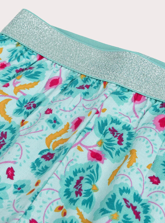 Tropical aniamtion pajamas for girls VEFAPYJBLU / 24WH1174PYJ203