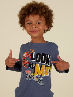Boy's long sleeve tiger t-shirt MOHITEE4 / 21W902U3TML929