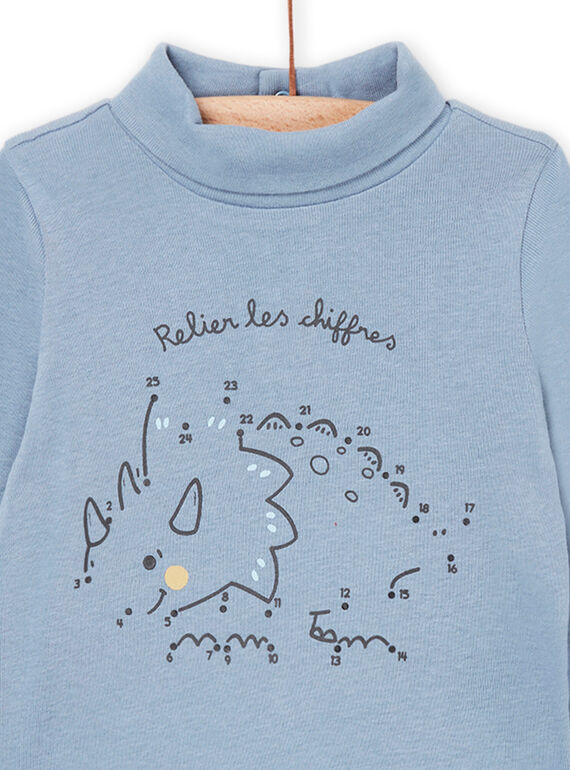 Blue TURTLE NECK PURESOUP / 22WG10T1SPLC219