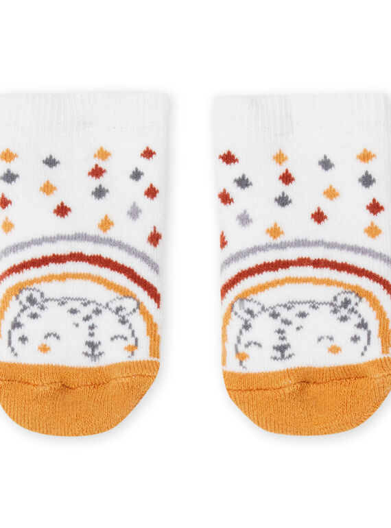 White short socks in buckle ROU1CHO2 / 23SF4261SOQ000