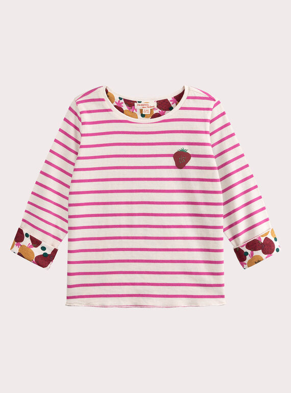 Reversible T-shirt for girls  VAKOTEE2 / 24W90132TML114