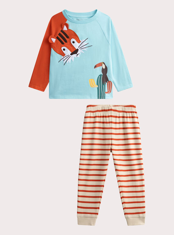 Turquoise PYJAMA WEGOPYJTIG / 25SH12B4PYJ202