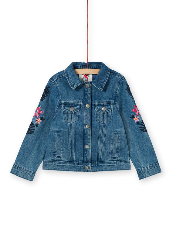 Blue cotton denim jacket LANAUVEST / 21S901R1VESP274