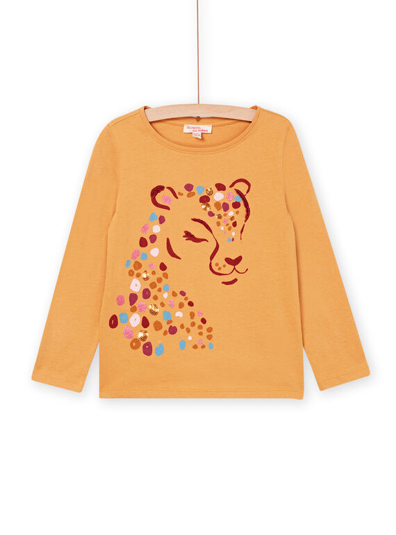 Leopard animation T-shirt PAMOTEE2 / 22W901N3TMLB107