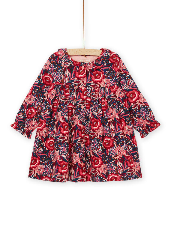 Flower print dress PIPRAROB1 / 22WG09S1ROBD324