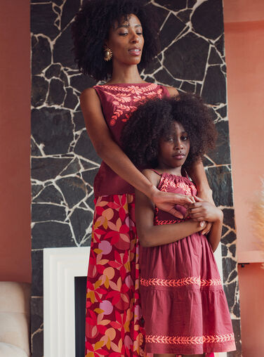 Brown DRESS Brown DRESS WAMUMROB3 / 25S901W3ROBI804