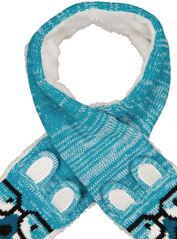 Dark Turquoise Scarf GYOTUSNOEX / 19WI02Q1ECHC217