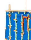 Child boy blue giraffe print swimsuit NYOMERSHOGI / 22SI02L3MAI702