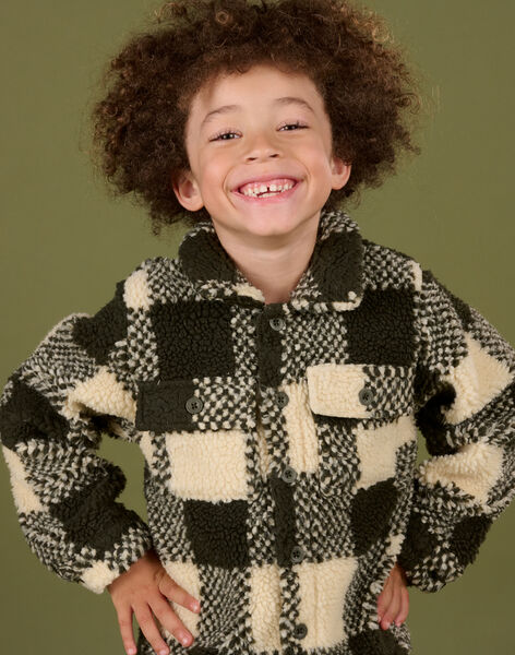 Two-tone sherpa jacket PORHUGIL2 / 22W902Q1GIL609