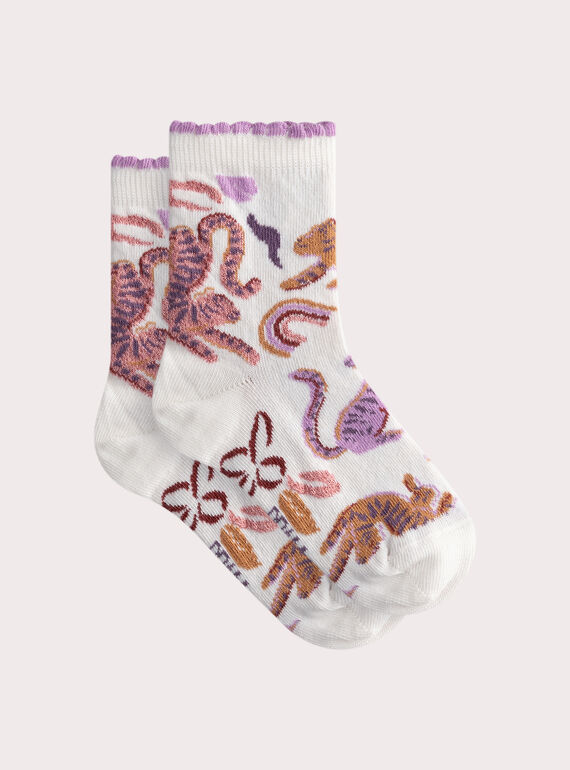 Dark off white SOCKS WYALANCHO1 / 25SI01I1SOQ003