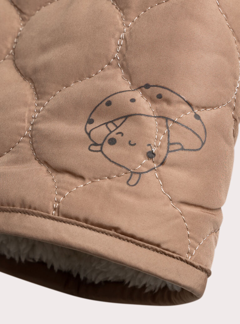 Light brown KIDS CARDIGAN XOU3GIL / 25WF05Q1GIL420