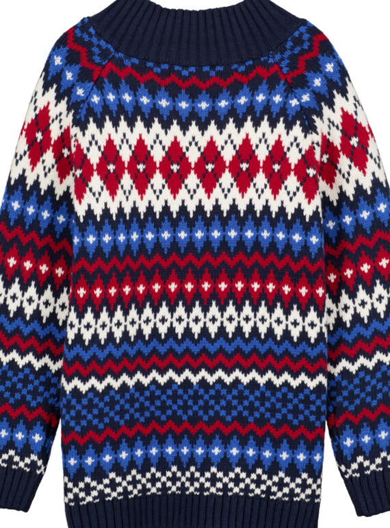 Navy Pullover GOTRIPUL / 19W902J1PUL705