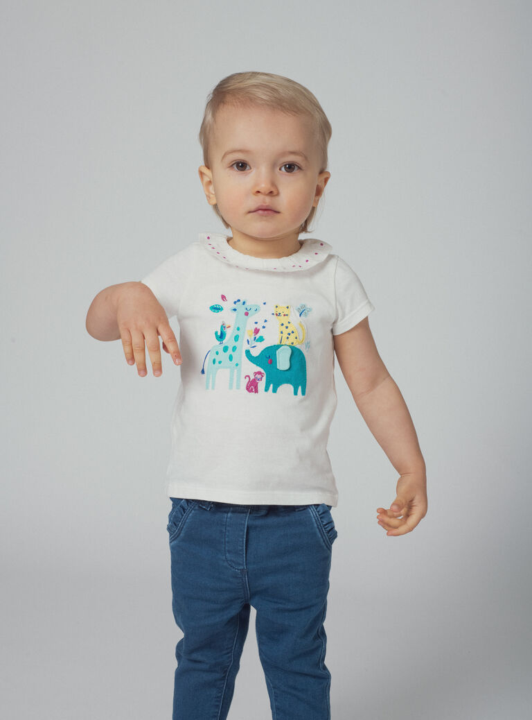 Off white BABY CARDIGAN WIBOBRA1 / 25SG09R1BRAA001