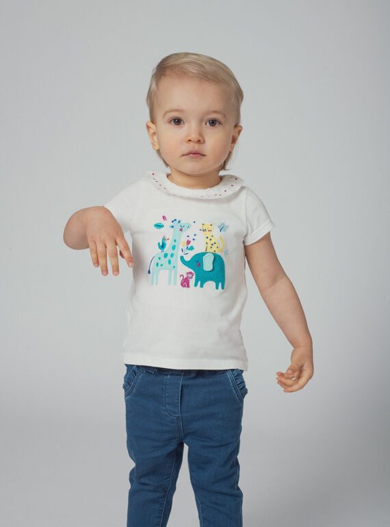 Off white BABY CARDIGAN WIBOBRA1 / 25SG09R1BRAA001