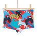 Multicolored jungle print swim shorts