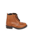 Smooth leather boots PIBOOTLACET / 22XK3783D0D804