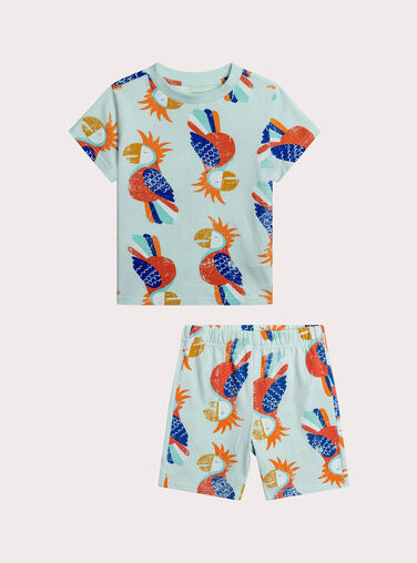 Pale turquoise PYJAMA WEGOPYCARA / 25SH12V4PYJ203