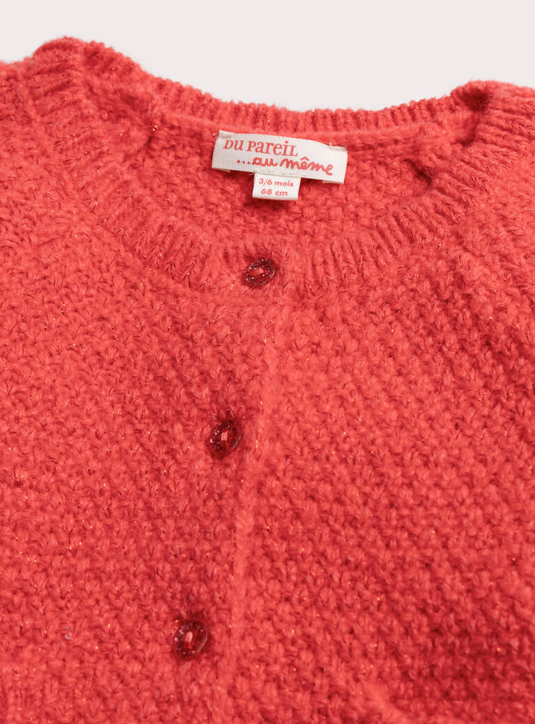 Red CARDIGAN Red CARDIGAN XIJACAR1 / 25WG09M3CARF510