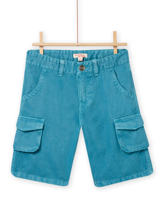 Child boy blue Bermuda shorts NOHOBER4 / 22S902T5BERC211