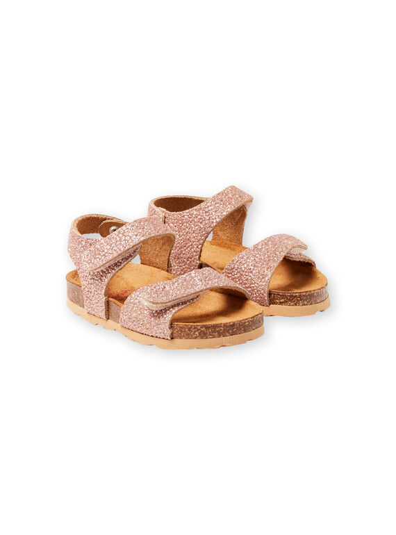 Baby Girl Pink Gold Sandals LBFNUGOLD / 21KK3757D0EK009