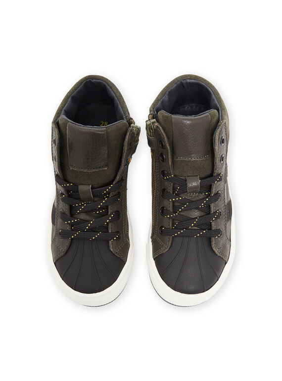 Leather high top sneakers POBASKAKI / 22XK3681D3Q604