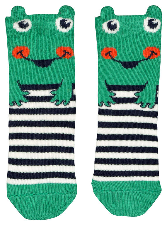 Baby boys' frog socks FYUCACHO / 19SI10D1SOQG619