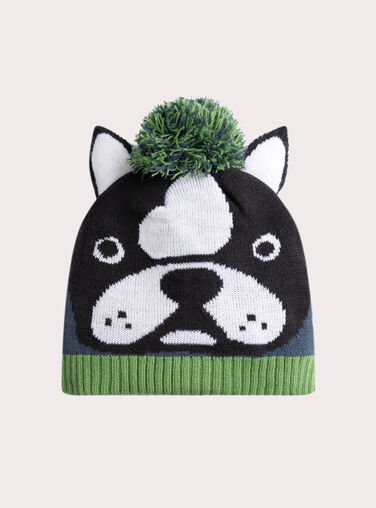  Dog pattern hat for boys  VYOGROBON3 / 24WI02M2BONC202