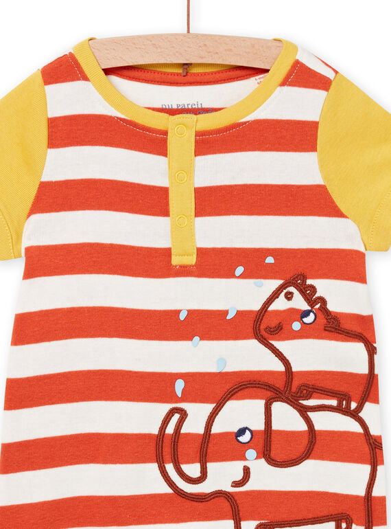 Baby boy striped romper NEGAGRECOP / 22SH14H1GRE001