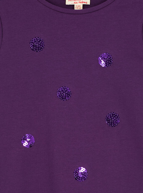 Purple Longsleeve T-SHIRT GAJOTEE5 / 19W901L1D32708