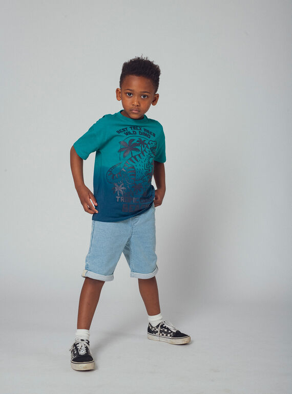 Blue TEE SHIRT SS WOBOTI2 / 25S902R1TMCC225