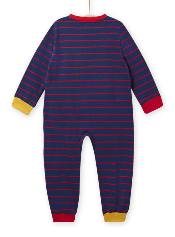 Navy blue overpjama with snake and stripes child boy NEGOCOMBI / 22SH12E1D4F070