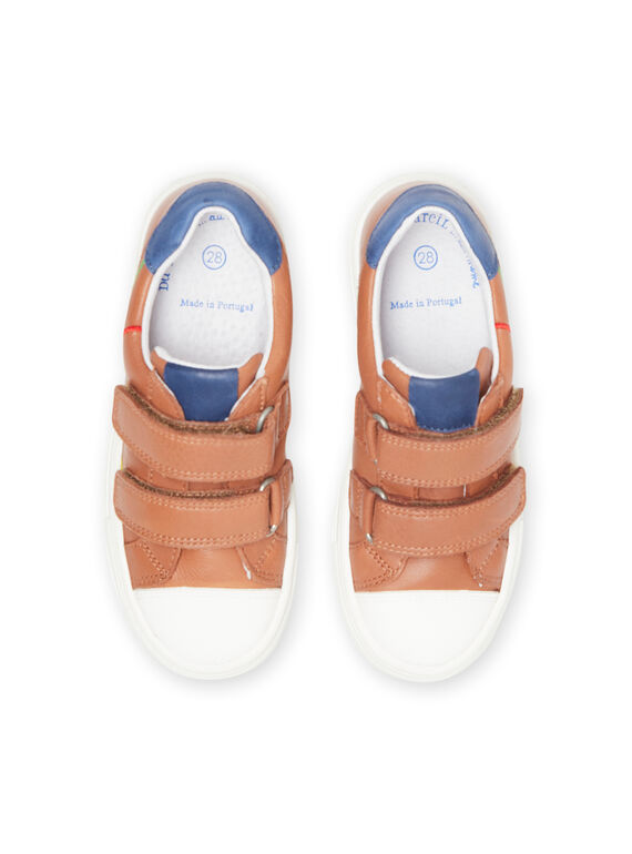 Camel sneakers with colorful details child boy NOBASNEHIL / 22KK3634D3F804