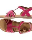 Girls' smart patent leather sandals FFSANDOLI2 / 19SK35C5D0E304