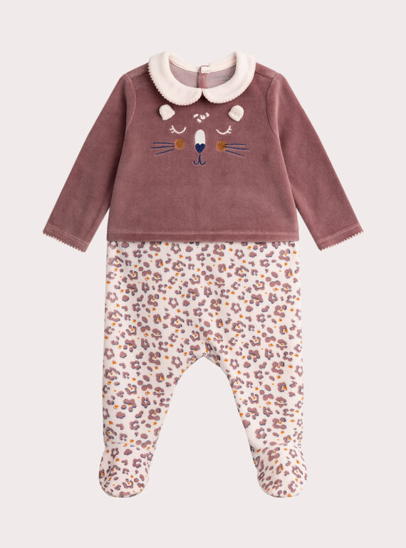 Dark pink BABYGROW VEFIGREPAN / 24WH1391GRED312