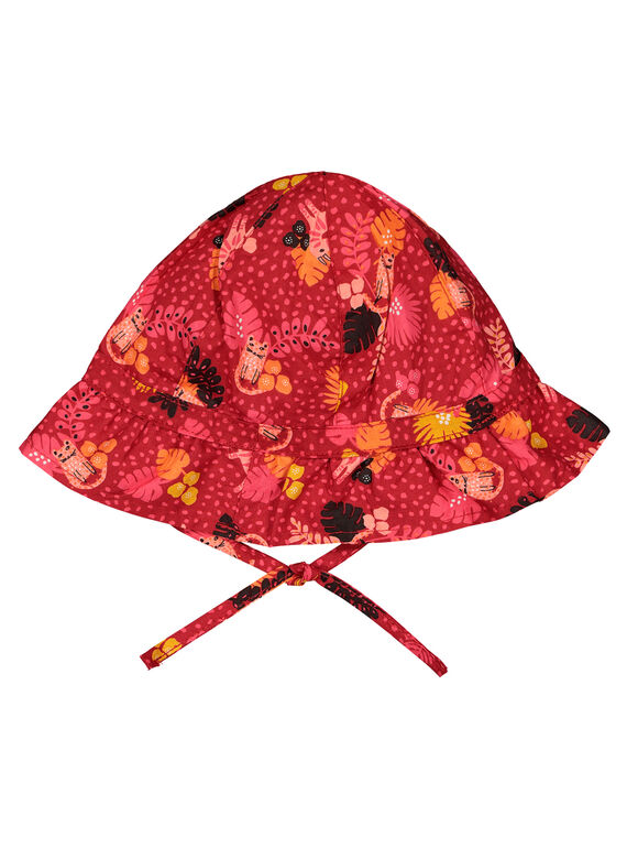 Baby girls' hat with ties FYIBACHA / 19SI0961CHA099