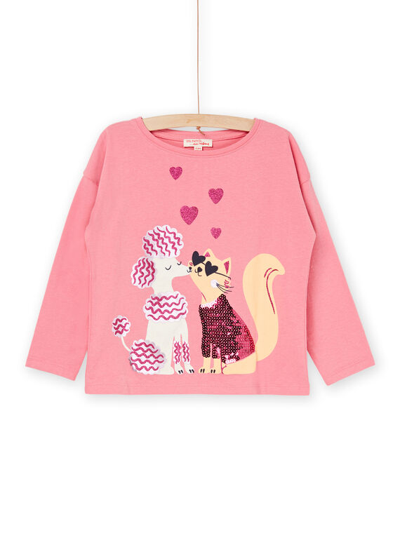 Vintage pink long sleeve t-shirt RADAYTEE1 / 23S901M2TMLD332