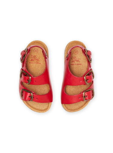 Red sandals baby boy NUNUEMILE / 22KK3844D0E050