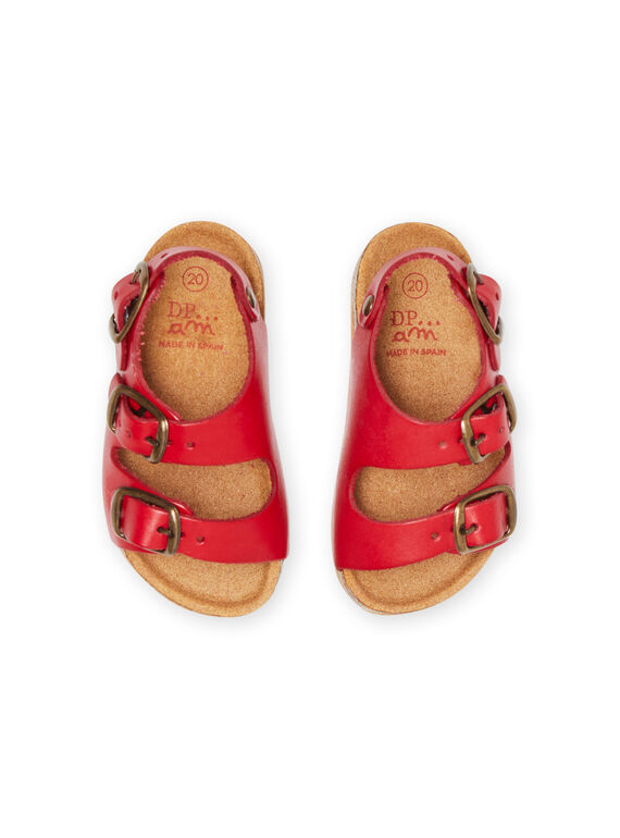 Red sandals baby boy NUNUEMILE / 22KK3844D0E050