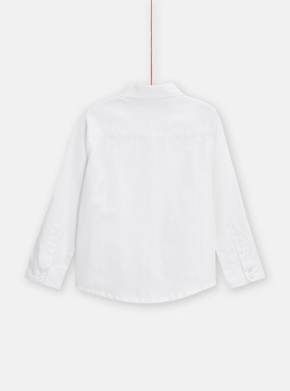Boy's white shirt TOESCHEM2 / 24S902V1CHM000