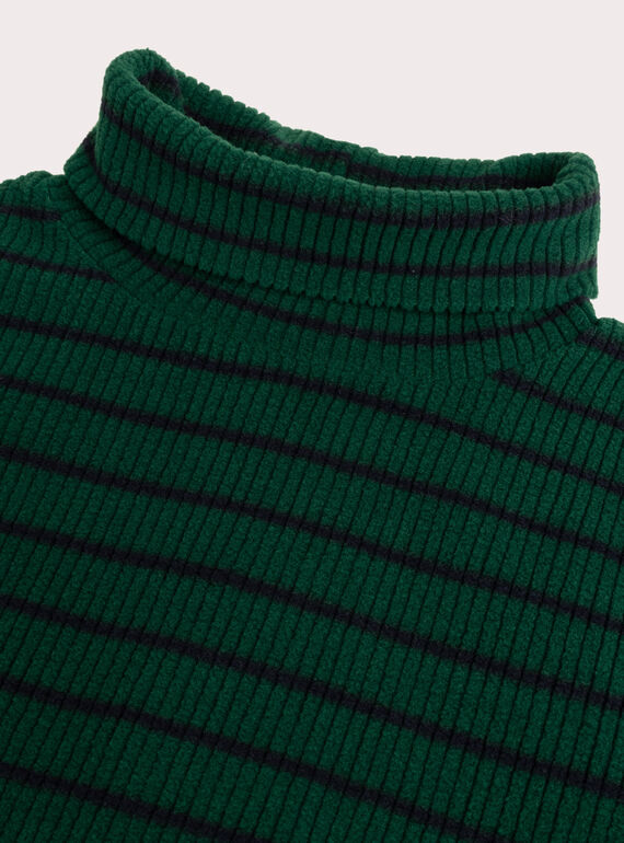 Green TURTLE NECK VOJOSOUP3 / 24W902K3SPLG626