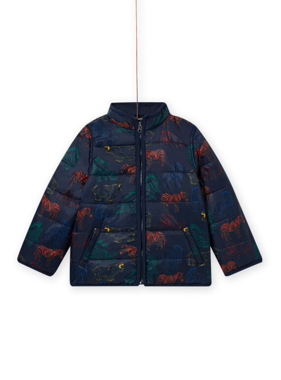 Child boy navy blue 3-in-1 hooded parka MOGROPAR3 / 21W90261PAR705