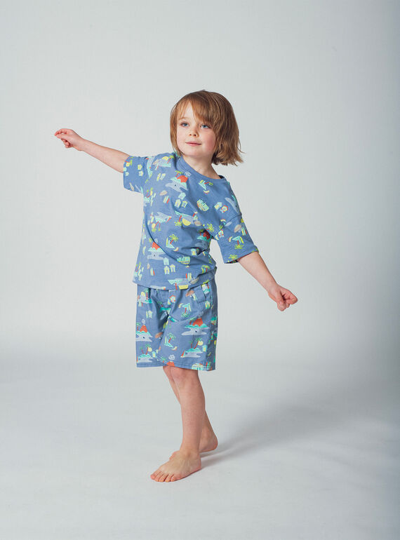 Navy TEE SHIRT SS WOTATI3 / 25S902U1TMCC202