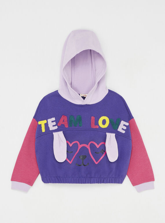 Periwinkle blue hoodie SALINSWEA / 23W901H1SWE221