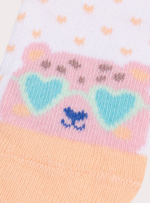 White SOCKS WYIJOSOQ10 / 25SI09M1SOQ000