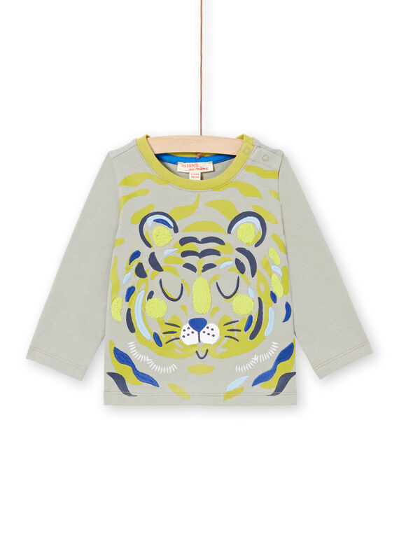Baby Boy's Green and Khaki T-Shirt MUKATEE3 / 21WG10I1TMLG622