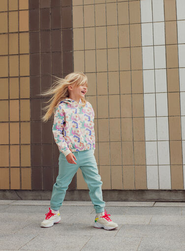 Light green JOGGING PANTS XAJOBAJOG2 / 25W901E3JGBG600