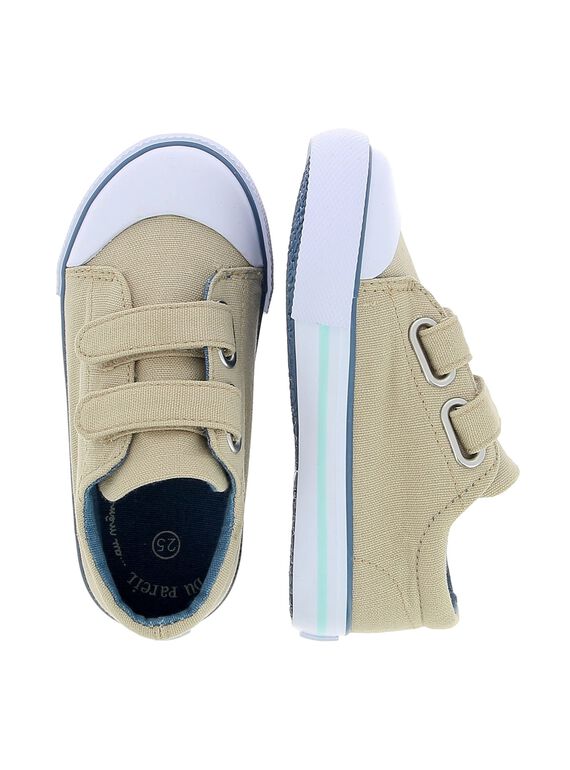 Baby boys' canvas trainers CBGVELHOCK / 18SK38O3D16080