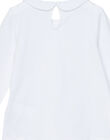White baby blouse JAESBRA4 / 20S90164D3A000