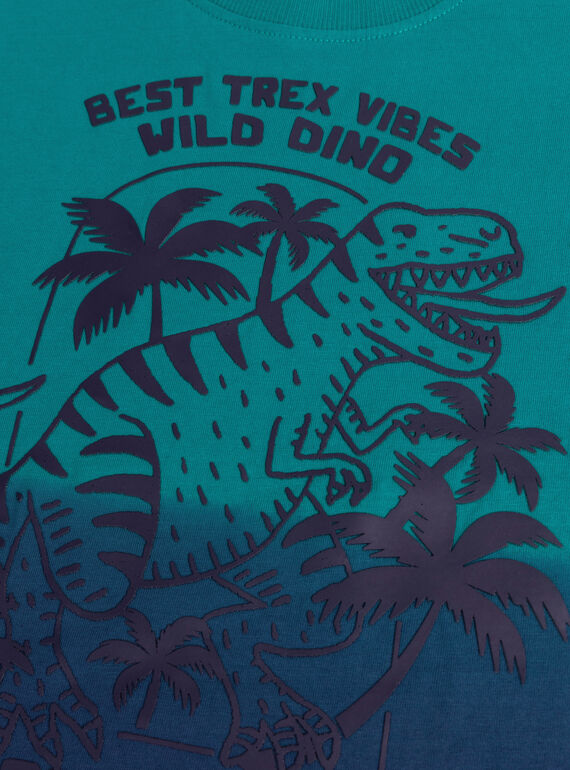 Blue TEE SHIRT SS WOBOTI2 / 25S902R1TMCC225